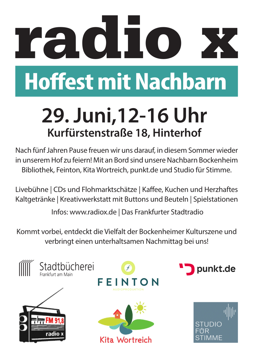 Hoffest mit Nachbarn bei radio x